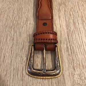 Nocona Western Concho Belt & Buckle